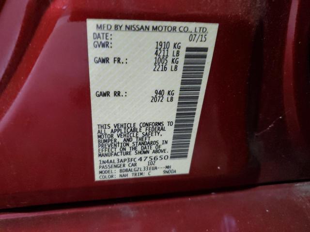 Photo 11 VIN: 1N4AL3AP3FC475650 - NISSAN ALTIMA 2.5 