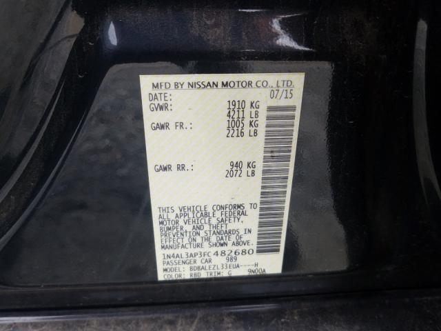 Photo 9 VIN: 1N4AL3AP3FC482680 - NISSAN ALTIMA 2.5 