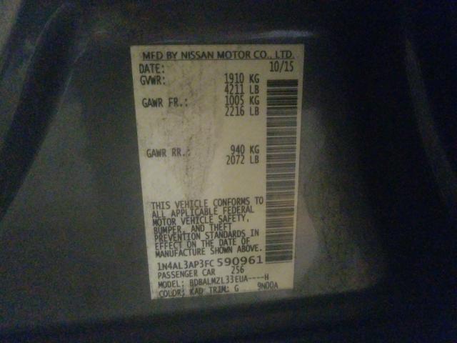 Photo 9 VIN: 1N4AL3AP3FC590961 - NISSAN ALTIMA 2.5 