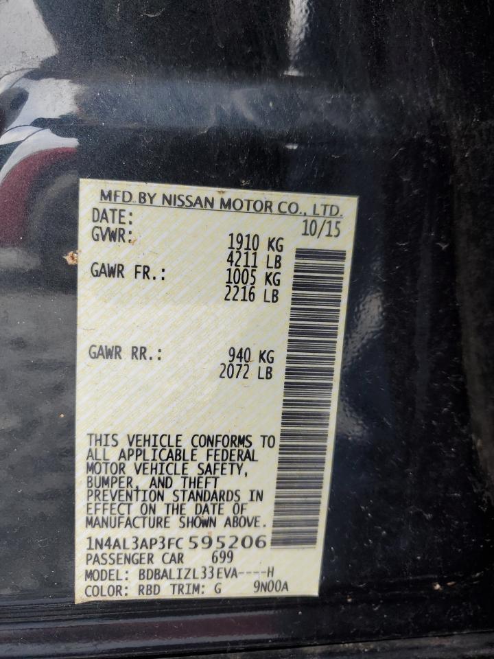 Photo 11 VIN: 1N4AL3AP3FC595206 - NISSAN ALTIMA 