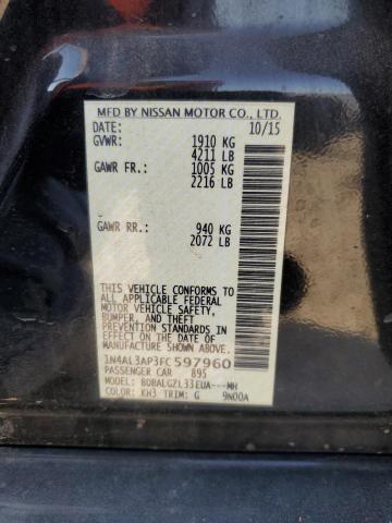 Photo 12 VIN: 1N4AL3AP3FC597960 - NISSAN ALTIMA 2.5 