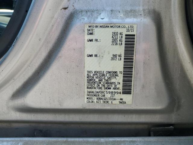 Photo 11 VIN: 1N4AL3AP3FC598994 - NISSAN ALTIMA 2.5 