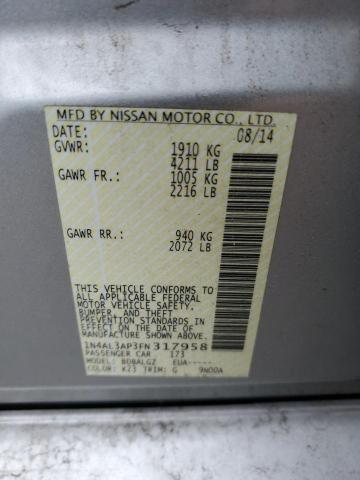 Photo 11 VIN: 1N4AL3AP3FN317958 - NISSAN ALTIMA 2.5 