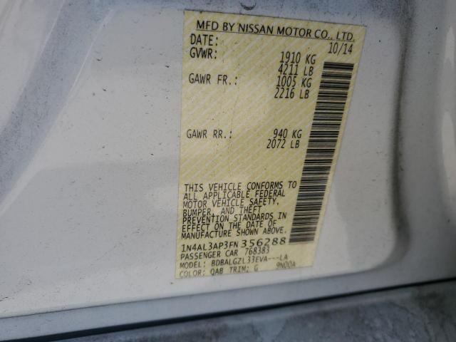 Photo 11 VIN: 1N4AL3AP3FN356288 - NISSAN ALTIMA 