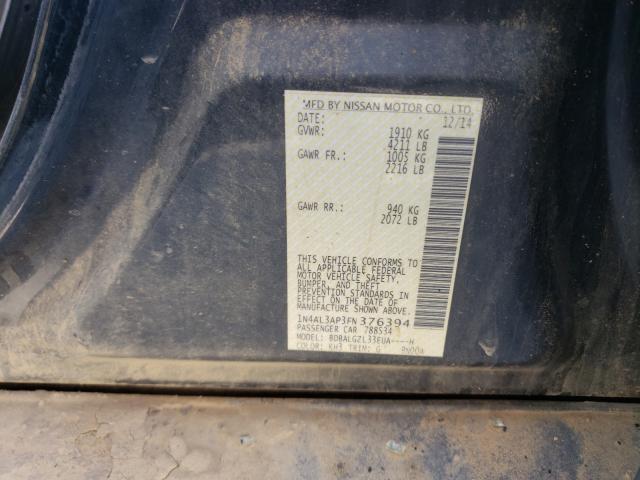 Photo 9 VIN: 1N4AL3AP3FN376394 - NISSAN ALTIMA 2.5 