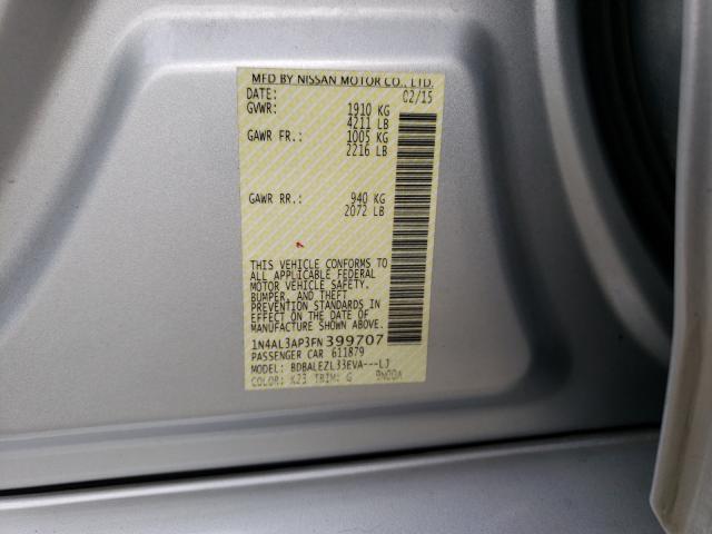 Photo 9 VIN: 1N4AL3AP3FN399707 - NISSAN ALTIMA 2.5 