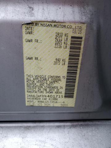 Photo 11 VIN: 1N4AL3AP3FN401715 - NISSAN ALTIMA 2.5 