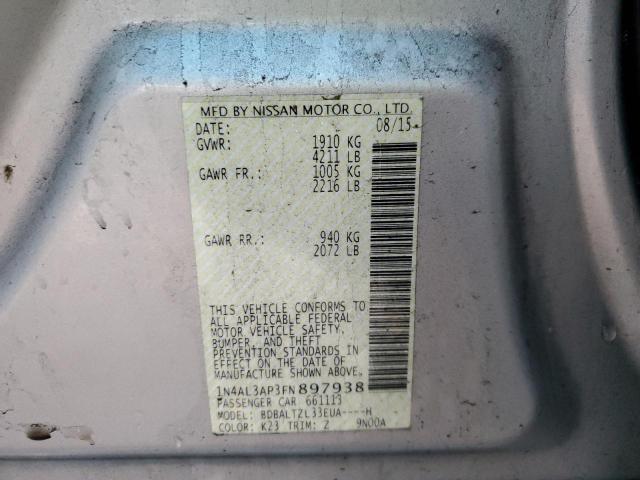 Photo 11 VIN: 1N4AL3AP3FN897938 - NISSAN ALTIMA 