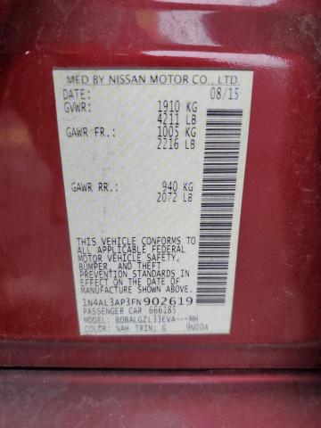 Photo 12 VIN: 1N4AL3AP3FN902619 - NISSAN ALTIMA 