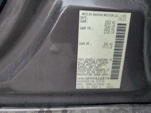 Photo 12 VIN: 1N4AL3AP3FN910879 - NISSAN ALTIMA 2.5 