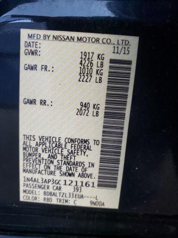 Photo 9 VIN: 1N4AL3AP3GC121161 - NISSAN ALTIMA 2.5 