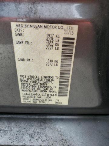 Photo 11 VIN: 1N4AL3AP3GC128840 - NISSAN ALTIMA 2.5 