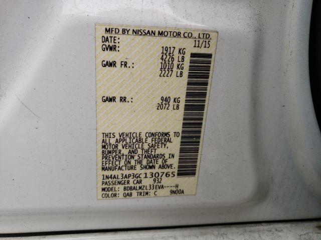 Photo 12 VIN: 1N4AL3AP3GC130765 - NISSAN ALTIMA 