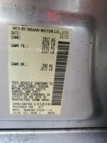 Photo 11 VIN: 1N4AL3AP3GC135836 - NISSAN ALTIMA 