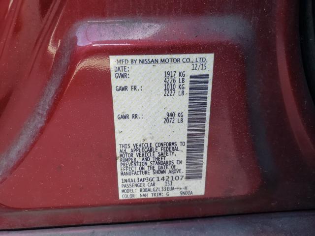 Photo 9 VIN: 1N4AL3AP3GC142107 - NISSAN ALTIMA 