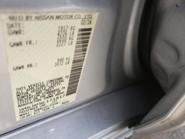 Photo 9 VIN: 1N4AL3AP3GC171817 - NISSAN ALTIMA 2.5 