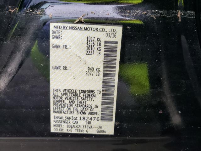 Photo 9 VIN: 1N4AL3AP3GC182476 - NISSAN ALTIMA 2.5 