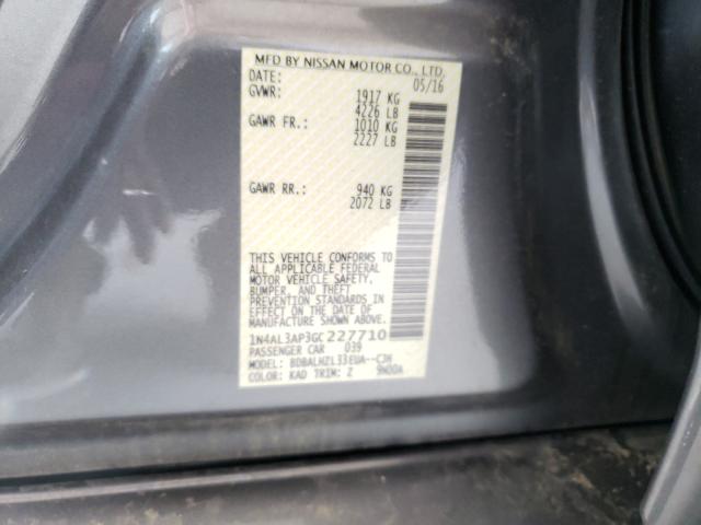 Photo 9 VIN: 1N4AL3AP3GC227710 - NISSAN ALTIMA 2.5 