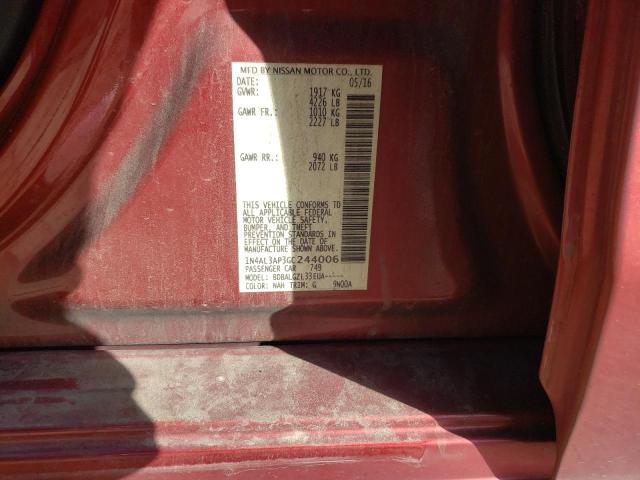 Photo 9 VIN: 1N4AL3AP3GC244006 - NISSAN ALTIMA 2.5 