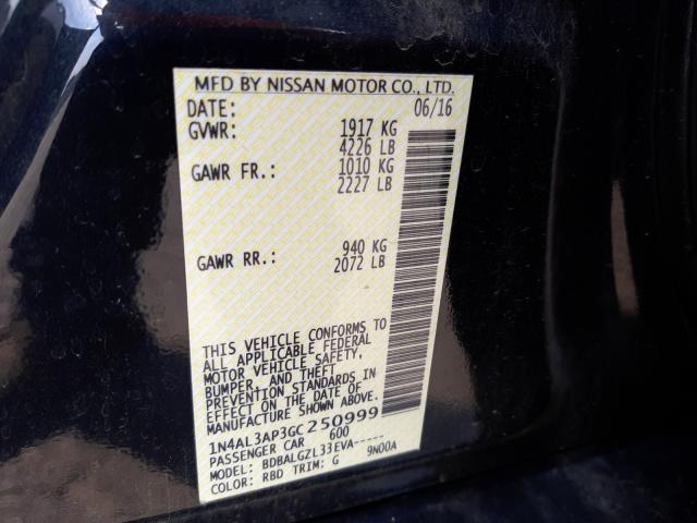 Photo 9 VIN: 1N4AL3AP3GC250999 - NISSAN ALTIMA 2.5 