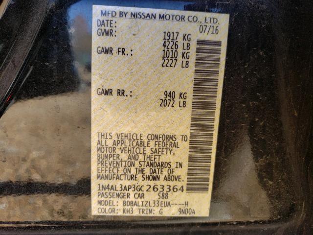 Photo 9 VIN: 1N4AL3AP3GC263364 - NISSAN ALTIMA 2.5 