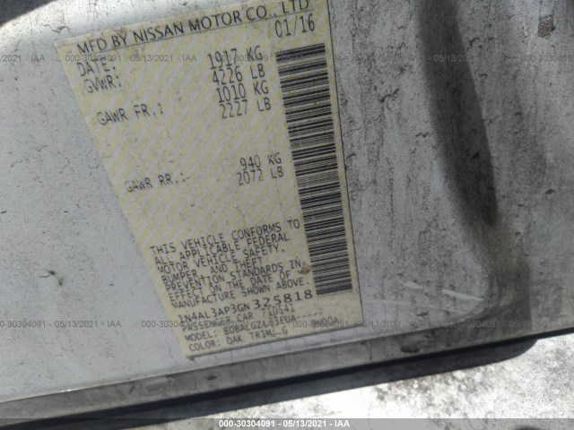 Photo 8 VIN: 1N4AL3AP3GN325818 - NISSAN ALTIMA 