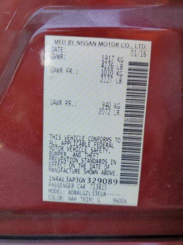 Photo 12 VIN: 1N4AL3AP3GN329089 - NISSAN ALTIMA 