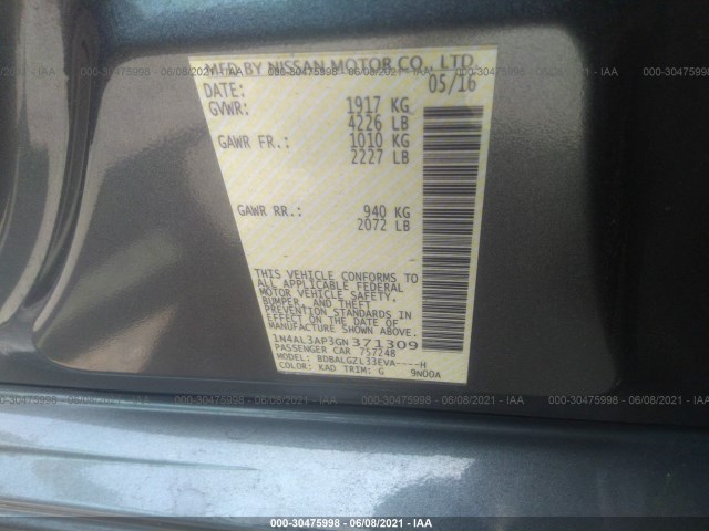 Photo 8 VIN: 1N4AL3AP3GN371309 - NISSAN ALTIMA 