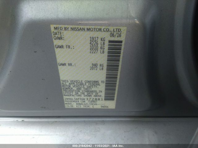 Photo 8 VIN: 1N4AL3AP3GN372881 - NISSAN ALTIMA 