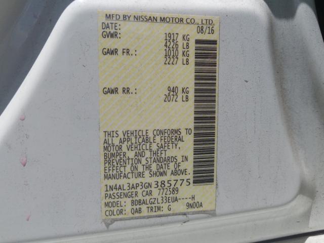 Photo 9 VIN: 1N4AL3AP3GN385775 - NISSAN ALTIMA 2.5 