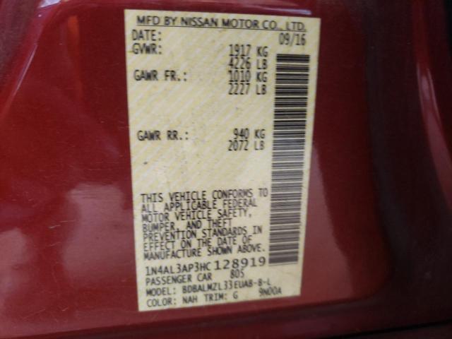 Photo 9 VIN: 1N4AL3AP3HC128919 - NISSAN ALTIMA 2.5 