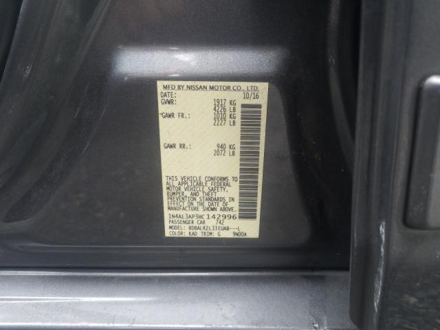 Photo 9 VIN: 1N4AL3AP3HC142996 - NISSAN ALTIMA 2.5 