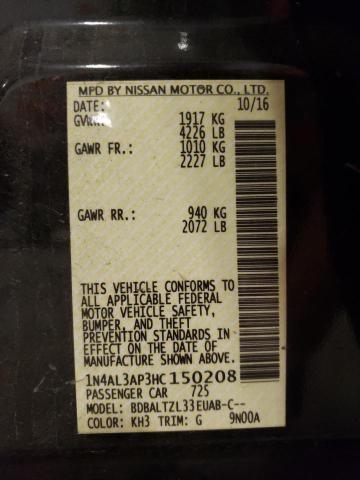 Photo 11 VIN: 1N4AL3AP3HC150208 - NISSAN ALTIMA 