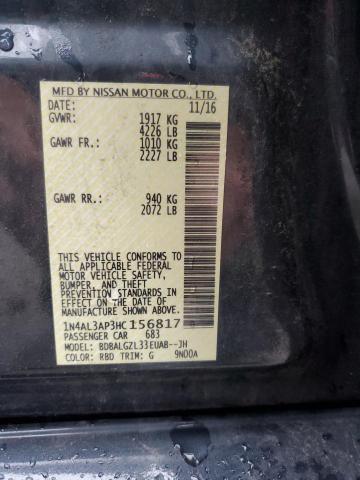 Photo 12 VIN: 1N4AL3AP3HC156817 - NISSAN ALTIMA 2.5 