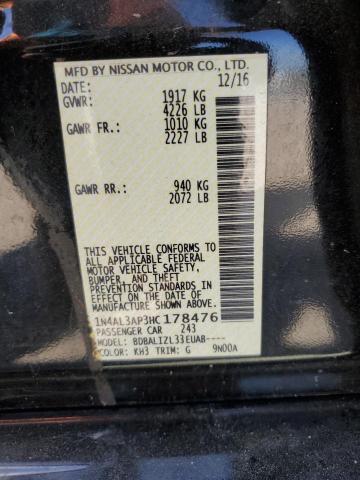 Photo 11 VIN: 1N4AL3AP3HC178476 - NISSAN ALTIMA 2.5 