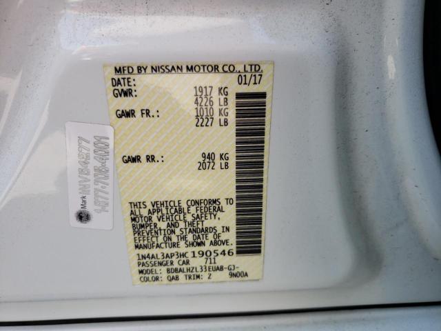 Photo 9 VIN: 1N4AL3AP3HC190546 - NISSAN ALTIMA 2.5 