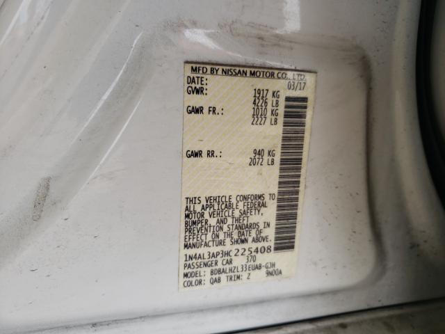 Photo 9 VIN: 1N4AL3AP3HC225408 - NISSAN ALTIMA 2.5 