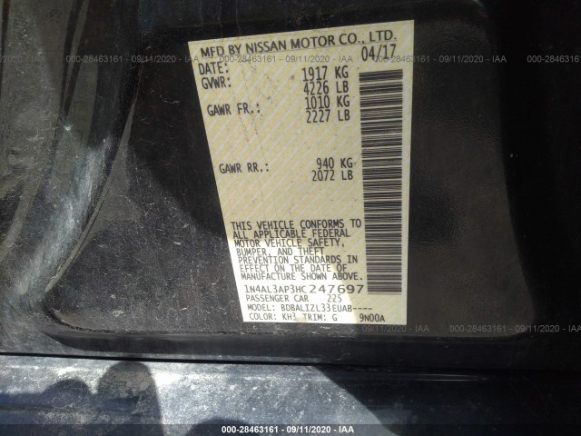 Photo 8 VIN: 1N4AL3AP3HC247697 - NISSAN ALTIMA 