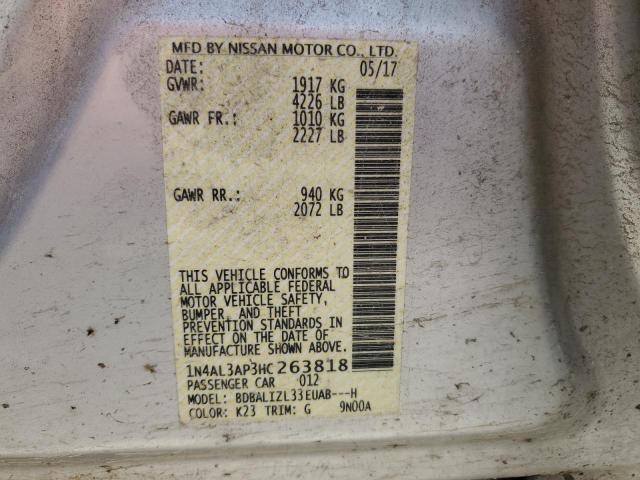 Photo 9 VIN: 1N4AL3AP3HC263818 - NISSAN ALTIMA 2.5 