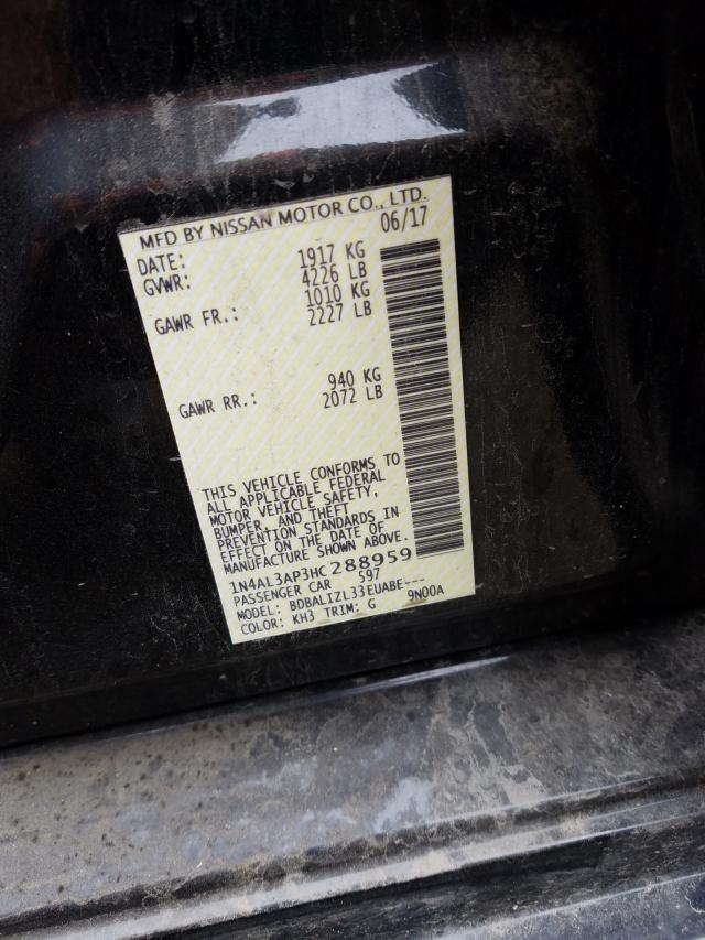 Photo 9 VIN: 1N4AL3AP3HC288959 - NISSAN ALTIMA 2.5 