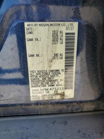 Photo 11 VIN: 1N4AL3AP3HC475215 - NISSAN ALTIMA 2.5 