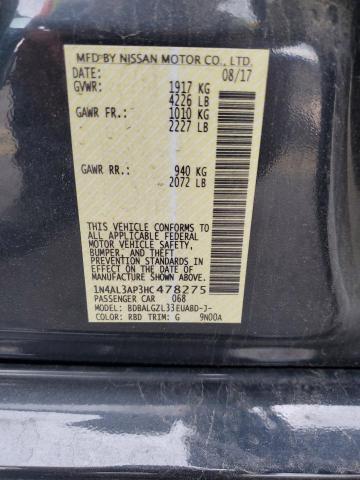 Photo 11 VIN: 1N4AL3AP3HC478275 - NISSAN ALTIMA 