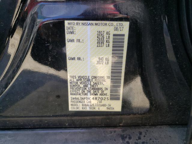 Photo 9 VIN: 1N4AL3AP3HC487025 - NISSAN ALTIMA 2.5 