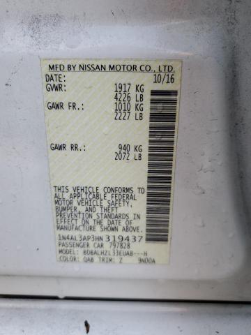 Photo 12 VIN: 1N4AL3AP3HN319437 - NISSAN ALTIMA 