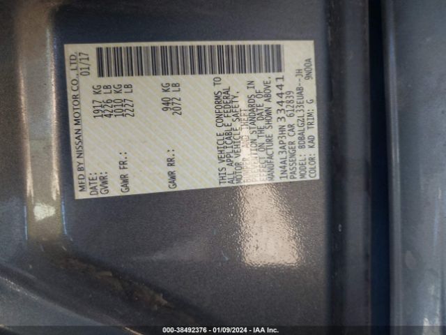 Photo 8 VIN: 1N4AL3AP3HN334441 - NISSAN ALTIMA 