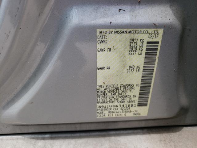 Photo 9 VIN: 1N4AL3AP3HN341681 - NISSAN ALTIMA 2.5 