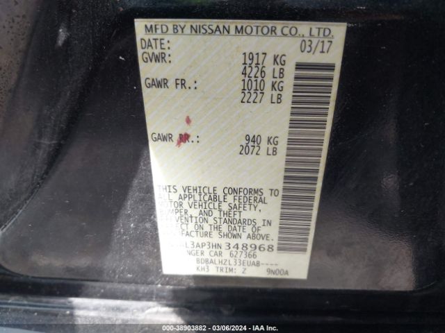 Photo 8 VIN: 1N4AL3AP3HN348968 - NISSAN ALTIMA 