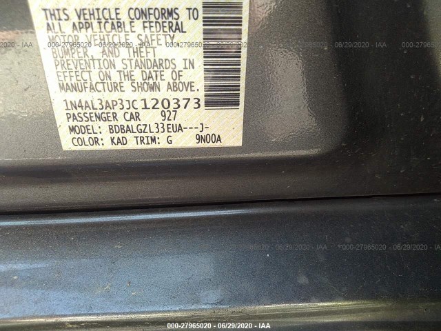 Photo 8 VIN: 1N4AL3AP3JC120373 - NISSAN ALTIMA 