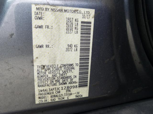 Photo 9 VIN: 1N4AL3AP3JC128098 - NISSAN ALTIMA 