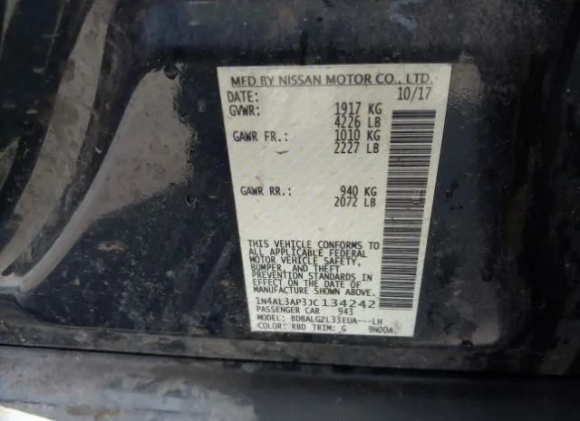 Photo 8 VIN: 1N4AL3AP3JC134242 - NISSAN ALTIMA 